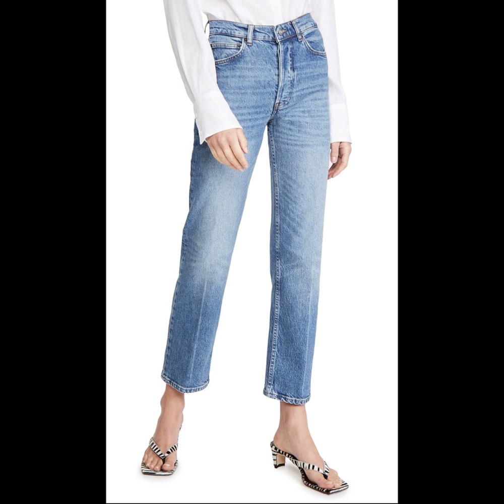 NWT Reformation Juliet High Straight Relaxed Jeans